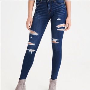 American Eagle Destroy Your Blues Ripped Jeans